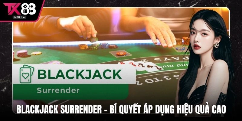 Blackjack surrender