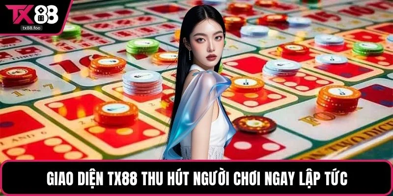 Giao diện TX88 thu hút người chơi ngay lập tức