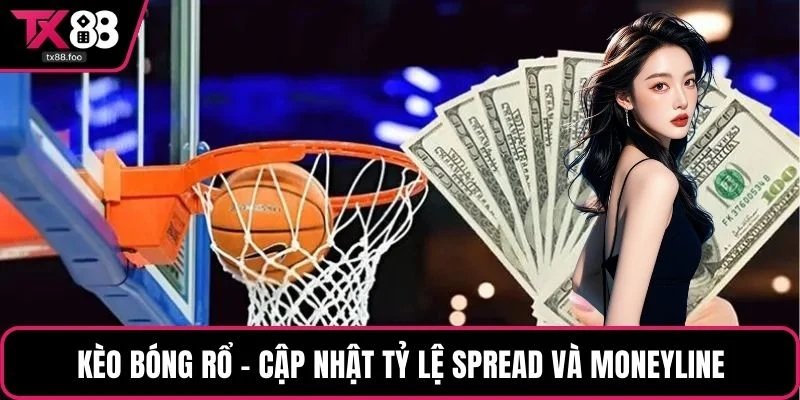 Kèo bóng rổ – Cập nhật tỷ lệ Spread và Moneyline