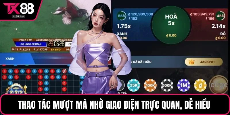 Thao tác mượt mà nhờ giao diện trực quan, dễ hiểu